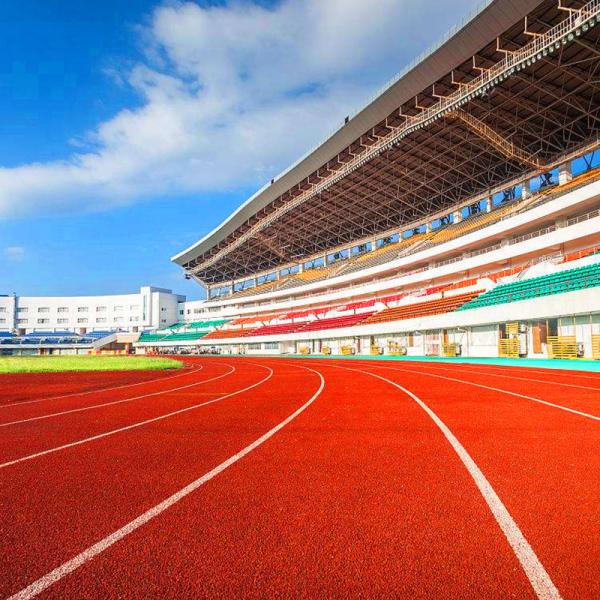 Gym Slipproof Synthetic Sports Flooring Flexible All Weather Durable