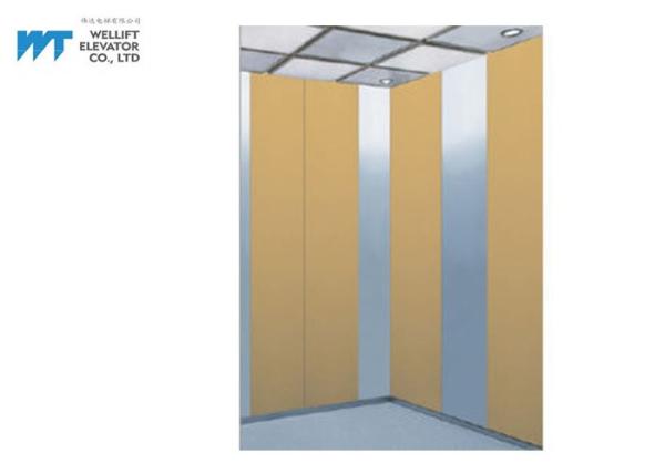 Simple Residential Passenger Elevator , Gearless Traction Lift Cabin Height 2300 / 2600MM
