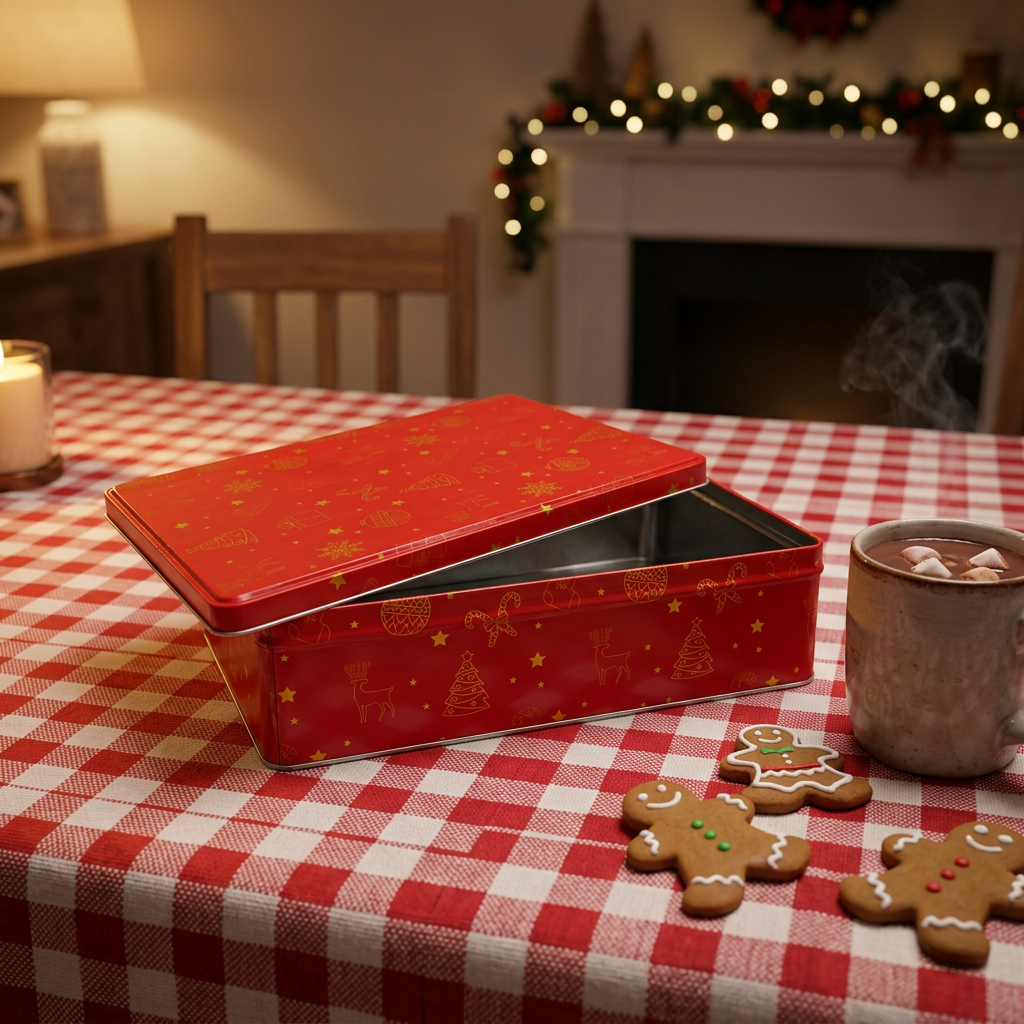 Food Grade Metal Tin Box for Biscuit & Cookie & Candy & Coffee