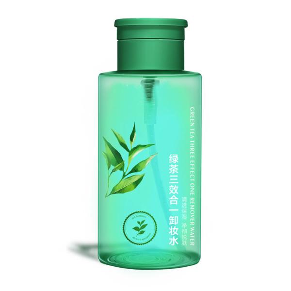 2 - In - 1 Green Tea Makeup Remover Foam Dense / Fine / Smooth Make Skin Elastic