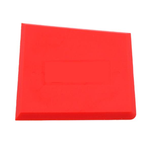 Lightweight  Red Silicone Sealant Spatula 3/16 Thick Silicone Caulk Scraper