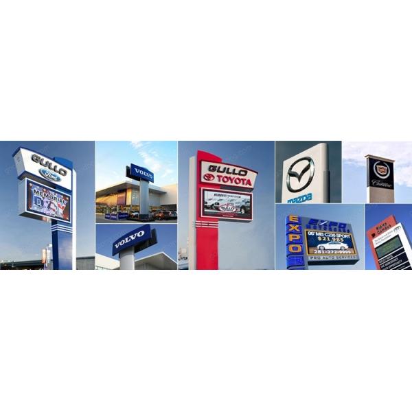 Acrylic Advertising Vacuum Forming visible led Sticker Car Brands Logo signage