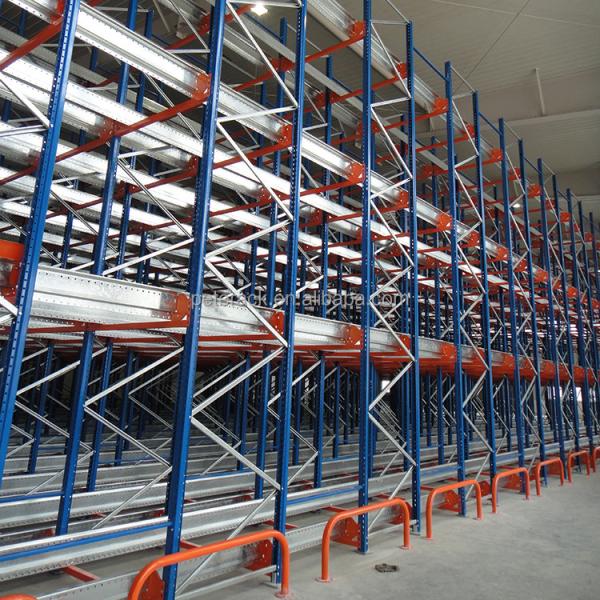 High Density Warehouse Racking System , Steel Industrial Pallet Racking System