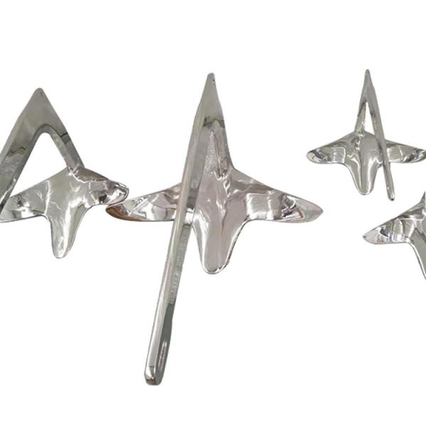 Stainless Steel 304 Rocna 15kg Anchor Silver Polish Boat Bruce