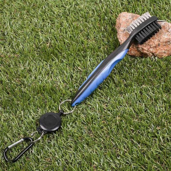 Outdoor Portable Golf Divot Tool Cleaning Custom With Two Sides Brush