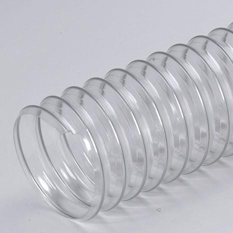 Food Grade Rubber Hose Flexible PU Dust Collect Steel Wire Antistatic Duct Hose