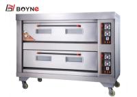 Four commercial de plateau de la plate-forme six de la boulangerie deux de gaz de cuisine d'acier inoxydable