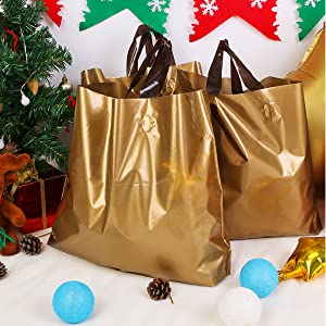 Reusable Gift Bag,Shopping Bag,Grocery Bag Tote Bag With Handles ,Non-Woven Fabric,Medium Size Merchandise Bags,Retail