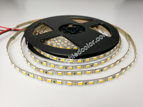 5mm pcb 2835 ww/nw/w high brightness led strips light 60led/m 14.4w