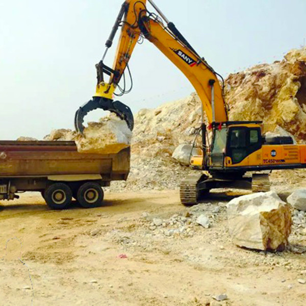 Excavadora de 10 a 35 toneladas Agarrador hidráulico para agarrar troncos de piedra