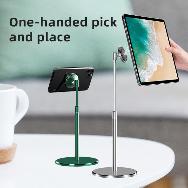 567g 90mm Height Aluminum Alloy Magnetic Tablet Stand / Ipad Pro Stand Magnetic