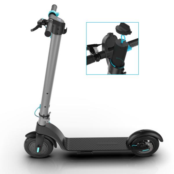 Upgraded Long Range Electric Scooter 8.5 Inch Tire Foldable 350W Motor 25km