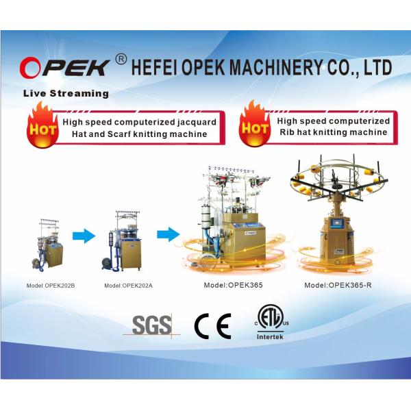 Machines de tricot circulaires de petit diamètre 7G-14G 600 pièces par mois entièrement automatisées