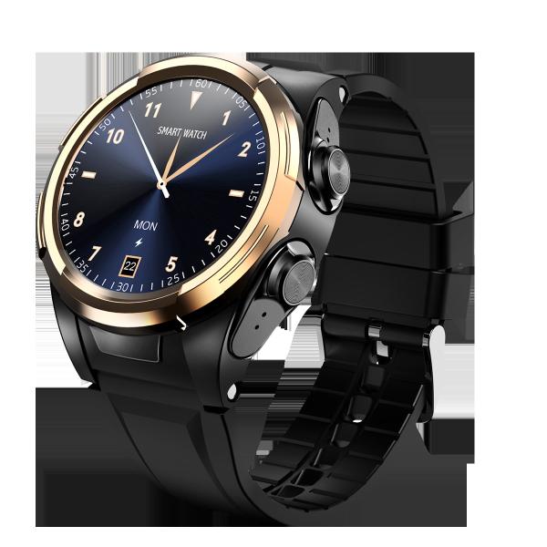 IPS Screen Wireless Earphone Smart Watch Steel Strap Smartwatch And Earbuds 2 In 1