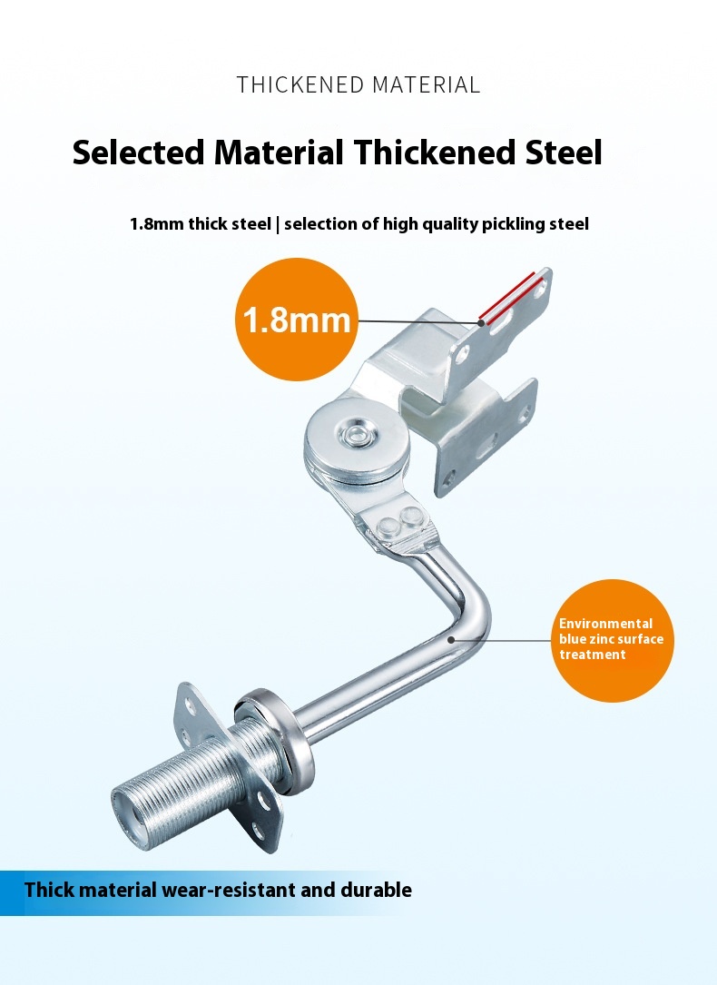 Hot Selling Headrest Sofa Hinge Bed Hardware Accessories Mechanism Accessories Silver Metal Furniture Headrest Hinge