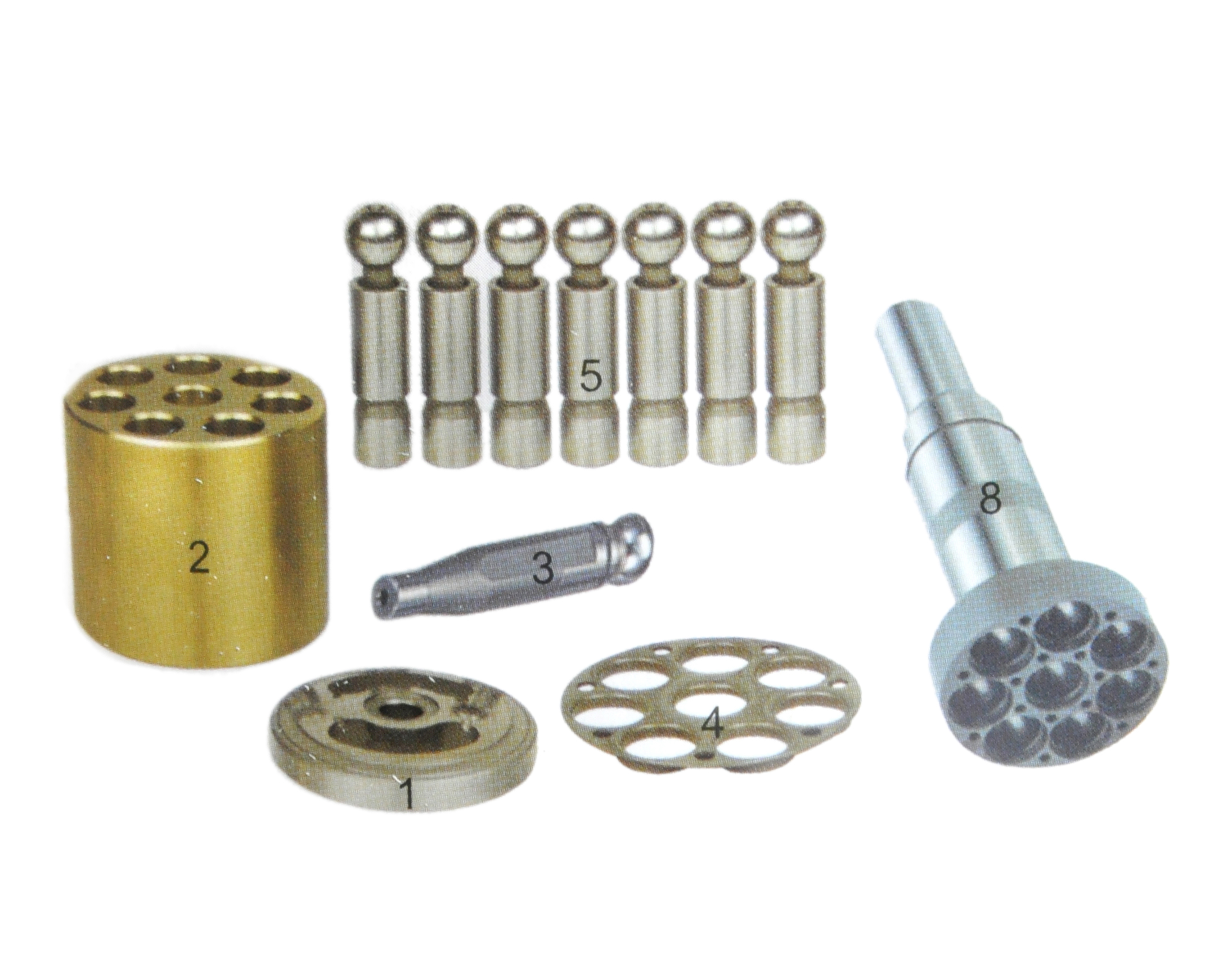 Hydraulic Spare Parts MAG85 SH260/265 SH135 SH130-5 E312B E120B SH145 For Construction Machiner