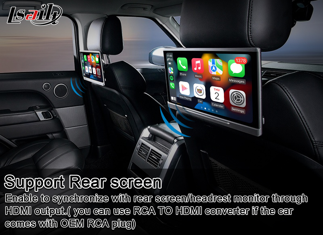 Беспроводной интерфейс автомобиля андроида CarPlay для GMC с игрой Google, YuTube, работы Waze в каньоне Acadia