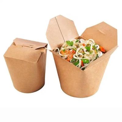 Embalagem de caixas de macarrão Compostabilidade à venda em quente Caixas de macarrão para uso em piquenique