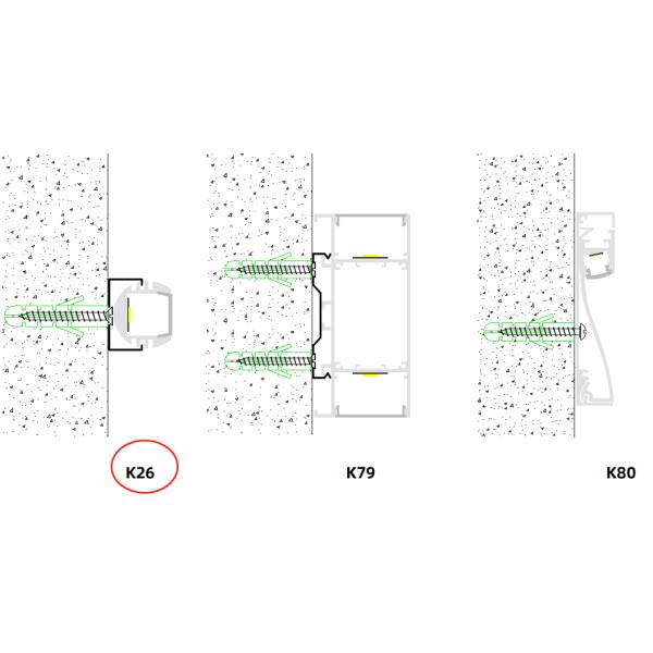 PWB do PC 11.2mm de PMMA em volta do diodo emissor de luz do perfil H15.5mm do diodo emissor de luz que ilumina o perfil de alumínio