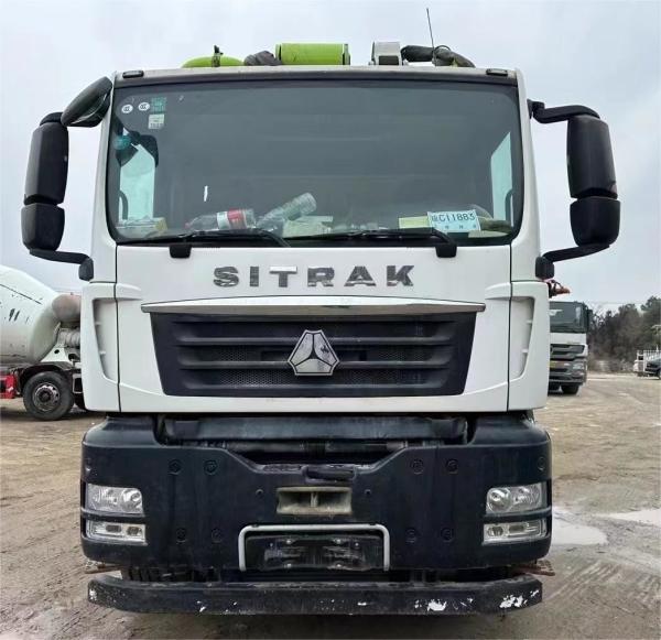Nacional VI 2020 Zoomlion Shandeka Scania 49m 56m Usado Concrete Mixer Pump Truck Combustível Diesel