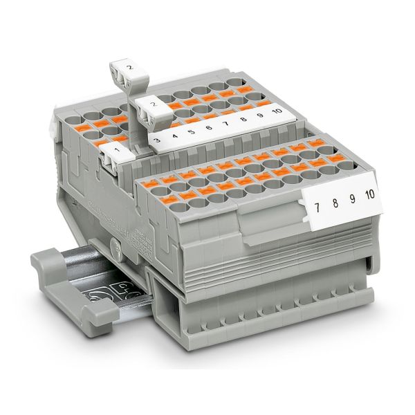 Phoenix Contact Push-in Connection Din Rail Terminal Blocks 500V 17.5A Feed-through Terminal Block
