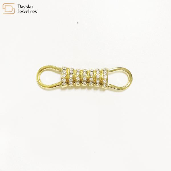 Custom Accessories Zircon Metal Buckle Chain Pendants For Key Handbag