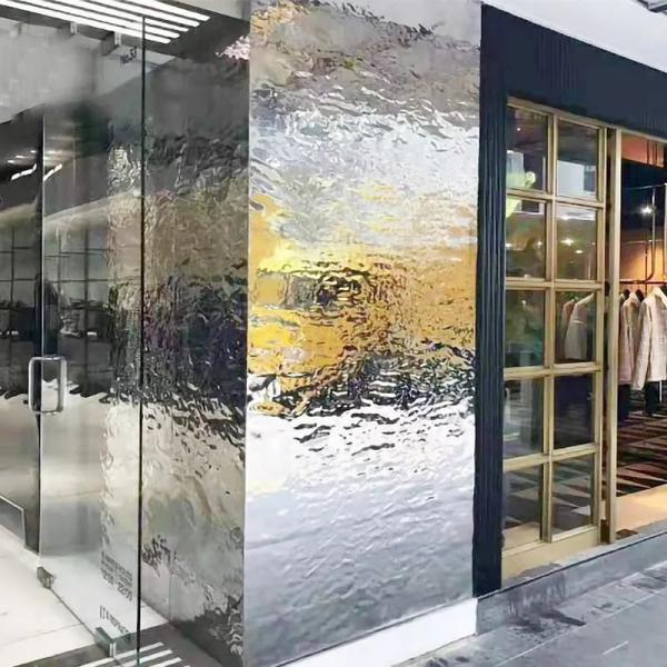 Decorative Flexional Water Ripple Wall Panel Sheet For Walls Design Decoration
