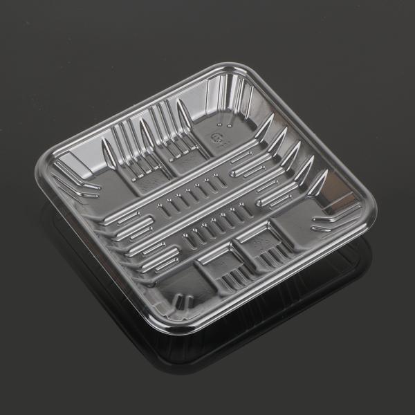OEM ODM Square Disposable 14*14*2cm Plastic Meat Packaging