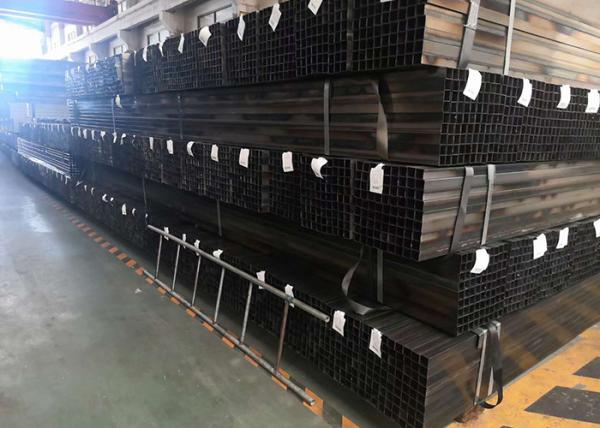 Building Material ASTM A671-2006 Galvanised Black Square Pipe