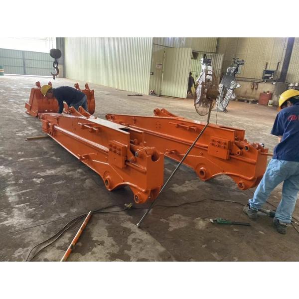 OEM Earthmoving Excavator Sliding Arm , Q355B Excavator Long Boom