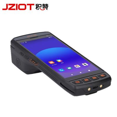 5.5 Inch Industrial PDA Android Mobile Handheld Scanner RFID Communication 4G Memory Capacity Thermal Printer for Barcode 4 Inch