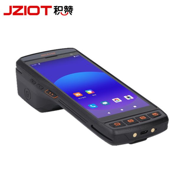 Handheld Android 11 Rugged PDA POS Terminal 1P67 with Built-In Thermal Printer in Stock
