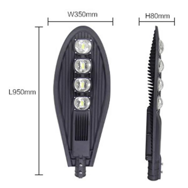 OEM ODM Decorative Street Lighting Fixtures Easy Drainage Fins System Low Maintain