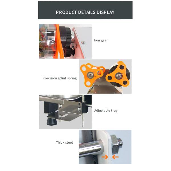 0.36kw 24kg Cup Sealer Machine For Plastic Bottle