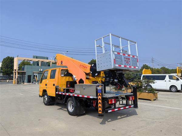 Plate-forme élévatrice aérienne pour la récolte de fruits JMC à double rangée de 22 m