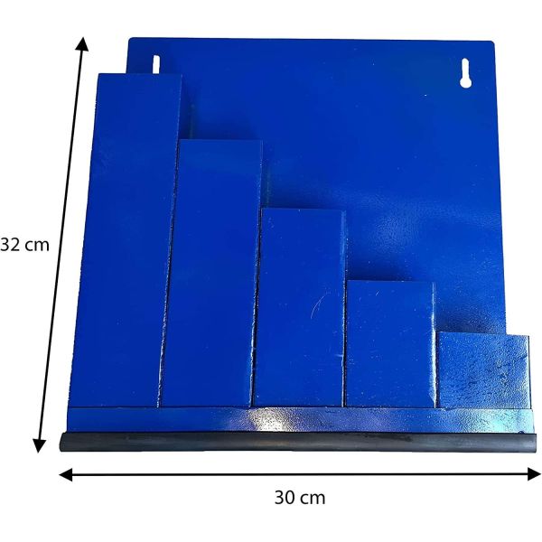 Blue Industrial Metal Iron Storage Box Cable Ties Organizer Box For German Market