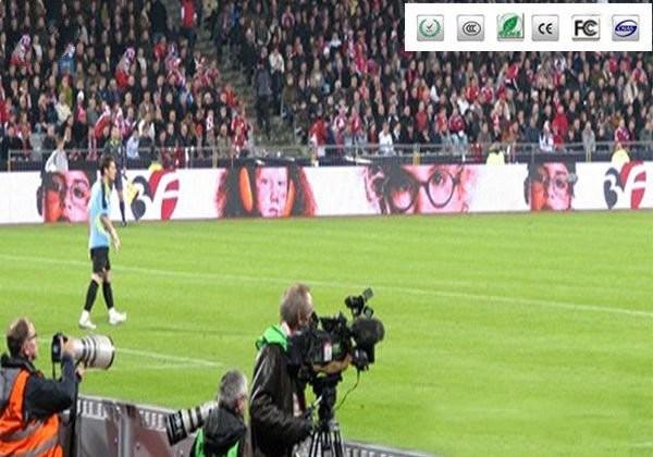 6500cd Outdoor Perimeter LED Display with FCC CE Approval