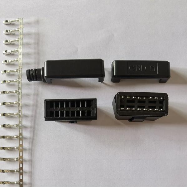 Tomadas do carro do adaptador do Pin de conector fêmea 16 OBD do cabo Obd2 II auto