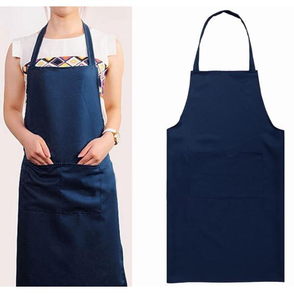 Colorful Cotton Apron Customer Logo Printable 70*80cm Durable For Women Men