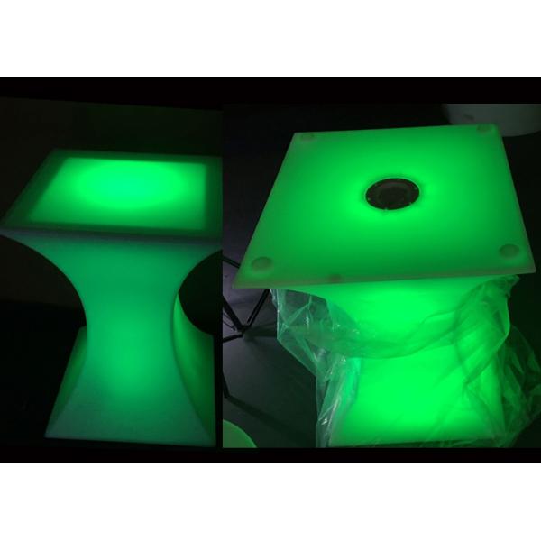 Battery Power 75X75X79cm Bar / Nightclub Furniture With LED , Modern Appearance
