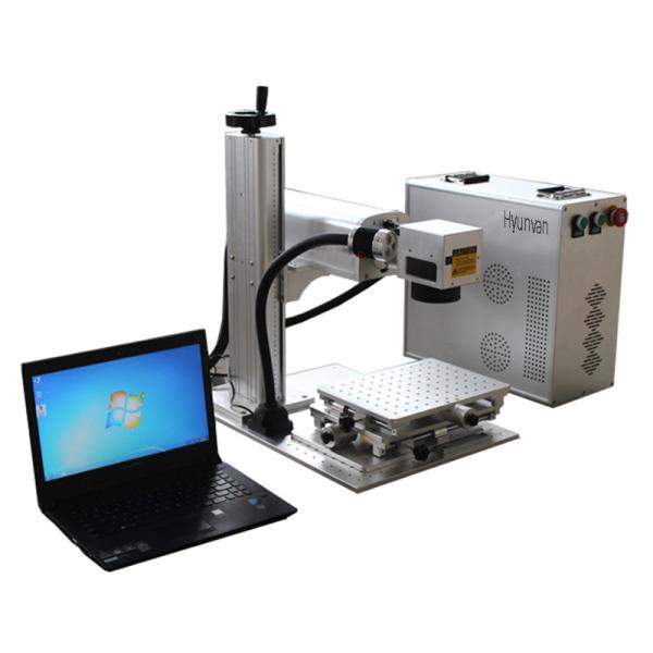 3 YEAR Mini Fiber Laser Marking Machine For Stainless Steel Metal Jewellery