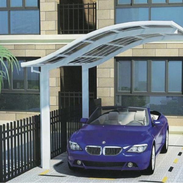 ISO Certification Aluminum Frame Polycarbonate Roof Carport With UV Protection