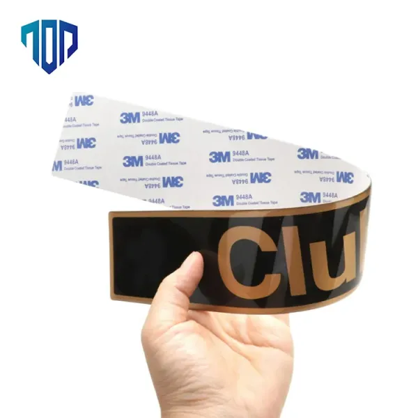 Club Car Precedent 102502601 Black & Gold Name Plate