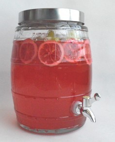 glass juice / beverage dispensers