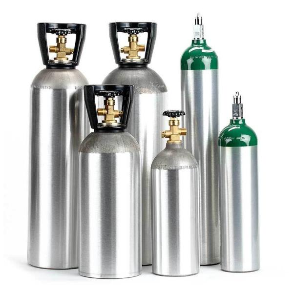 Gas Tank Container Gas Station Seamless Steel Cylinder Aluminum Cylinder