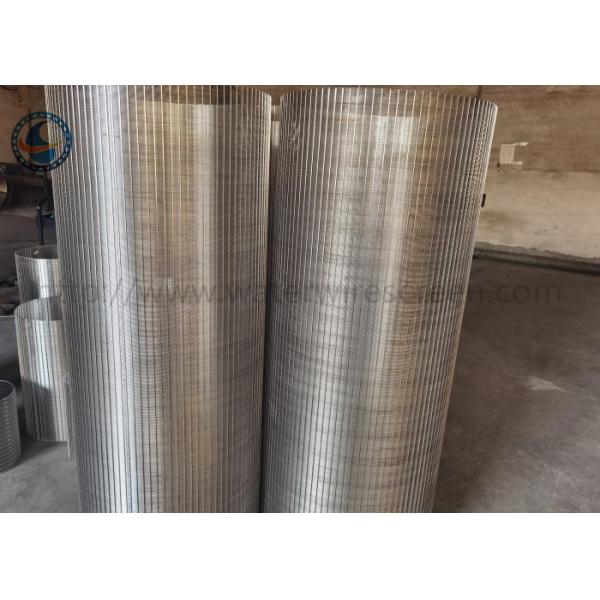 Pantalla envuelta alambre de la ranura de Johnson Mesh Tube 25m m para el filtro