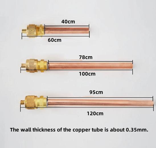 Hailiang Copper Charging Access Valve 1/2 & 1/4 for HVAC Systems