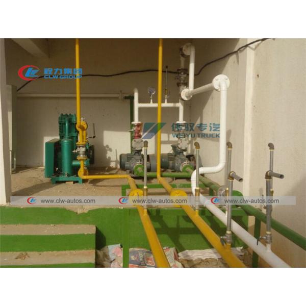 Q345R Carbon Steel 8,000 Liters LPG Gas Tanker For Storage Lpg