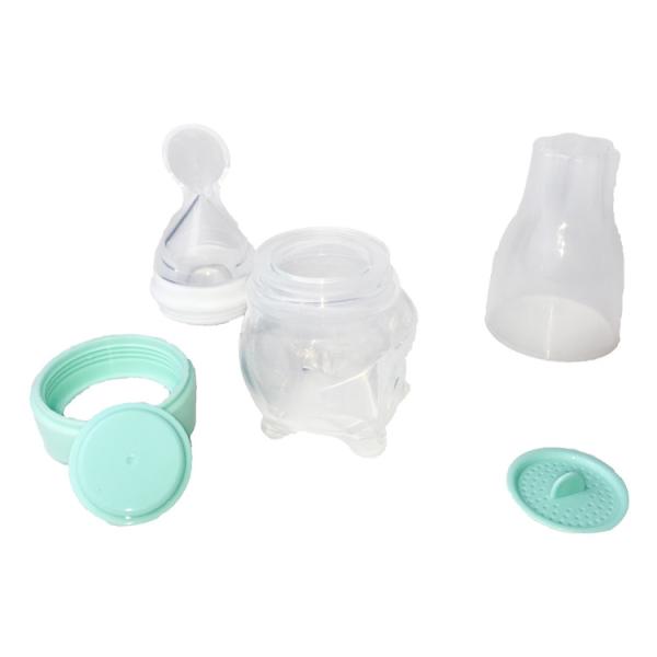 Portable Reusable BPA Free Silicone Baby Teether Big Bottle Baby Feeding