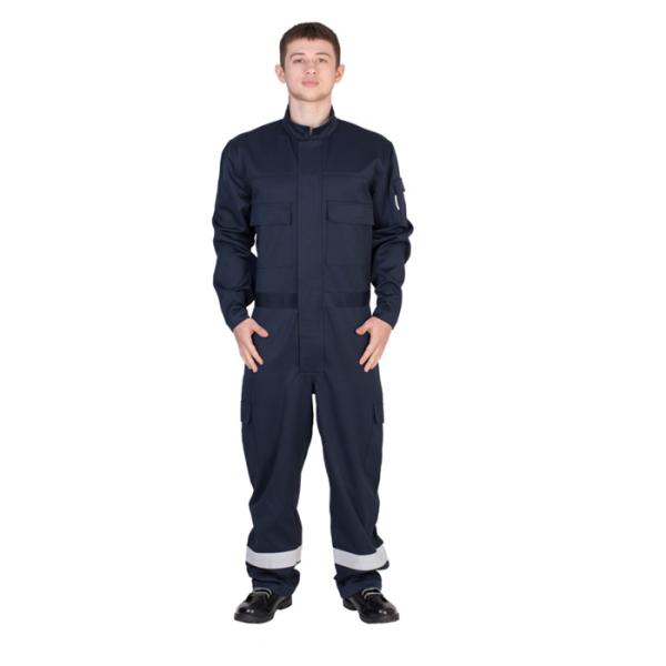 Fogo industrial do campo petrolífero 310gsm - combinações resistentes com fita reflexiva